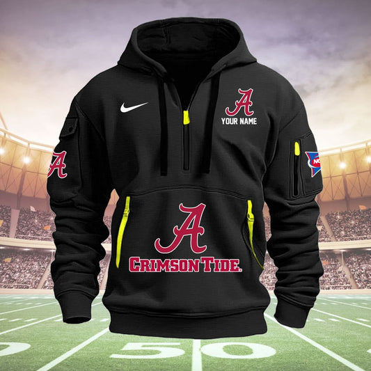 Alabama Crimson TideQuarter Zip Hoodie