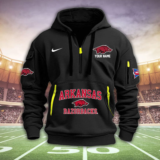 Arkansas RazorbacksQuarter Zip Hoodie