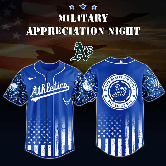 _Athletics MLB x Air Force Military Appreciation Night Jersey Editions Limited 2025 V4
