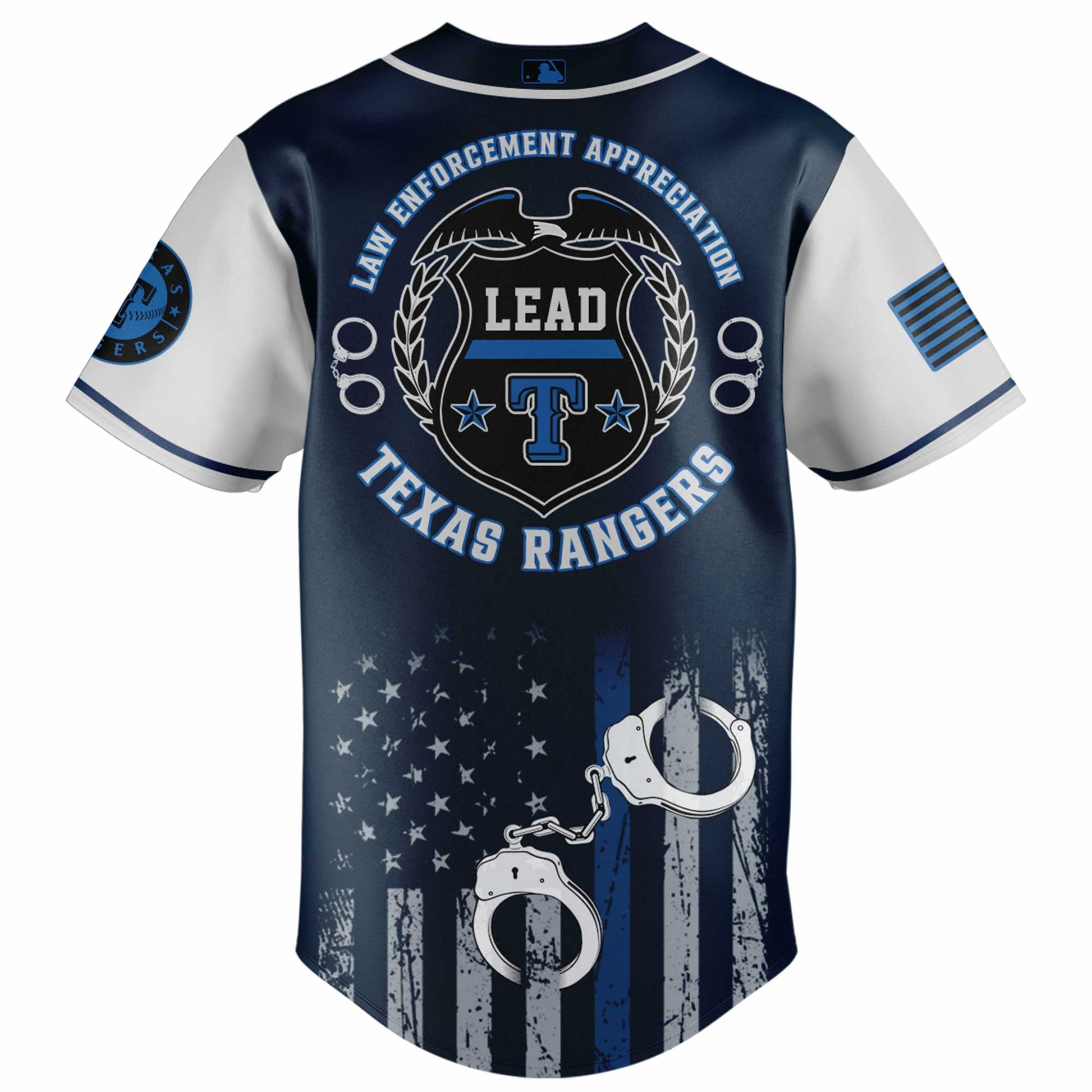 .  Texas Rangers MLB x Law Enforcement Appreciation Day Jersey Limited