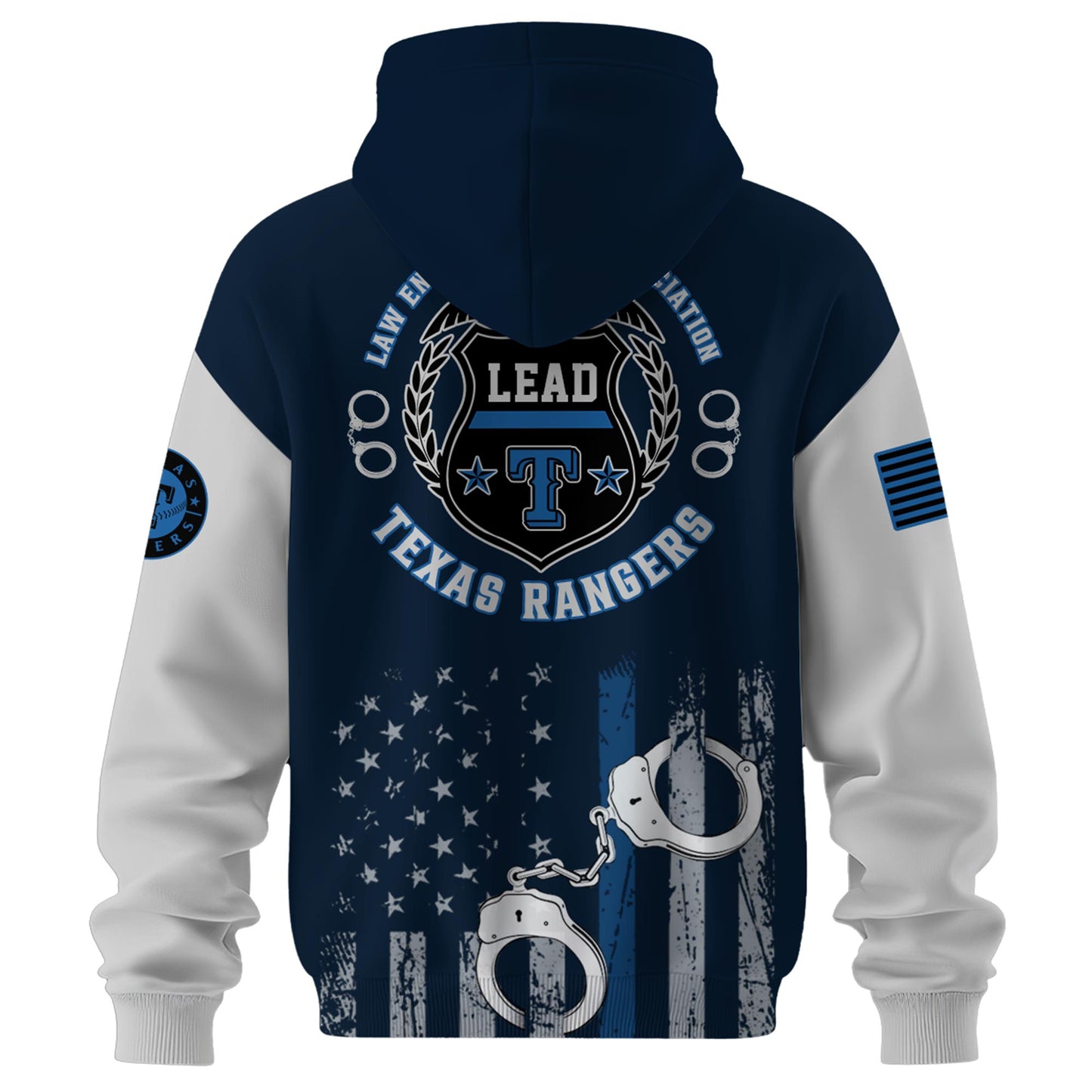 .  Texas Rangers MLB x Law Enforcement Appreciation Day Hoodie Limited