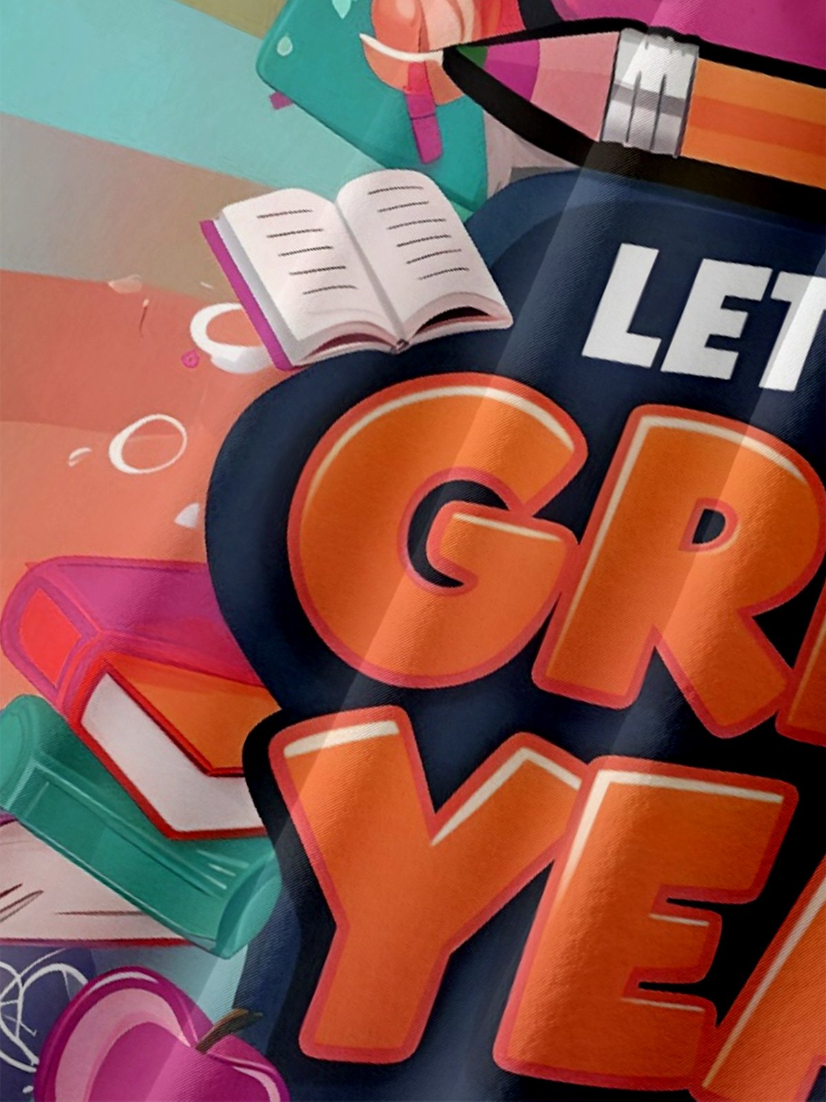 Tall Size Moisture-wicking Back to School Chest Pocket Casual Shirt-Orange