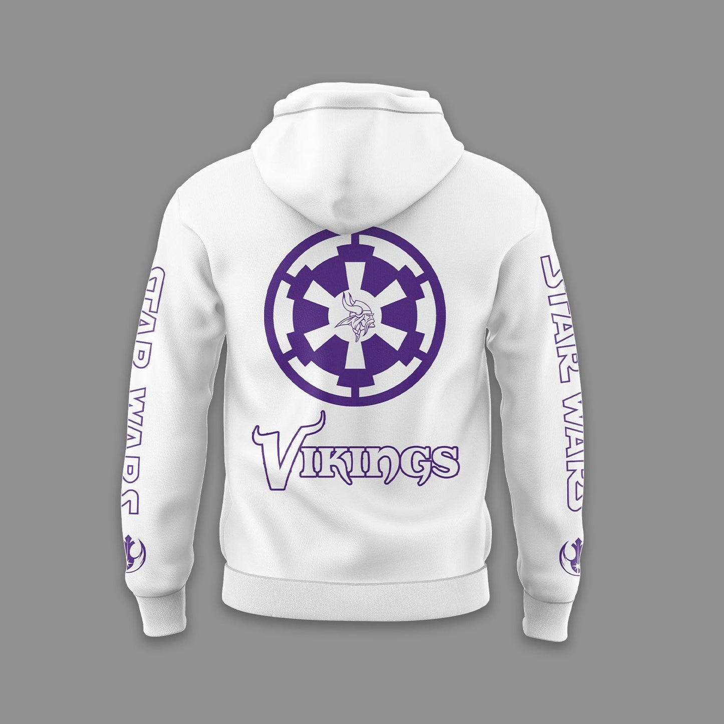 Premium Minnesota Vikings Merch - Limited Edition Minnesota Viking x Storm Trooper Hoodie 2025 - Gear Up For Game Day