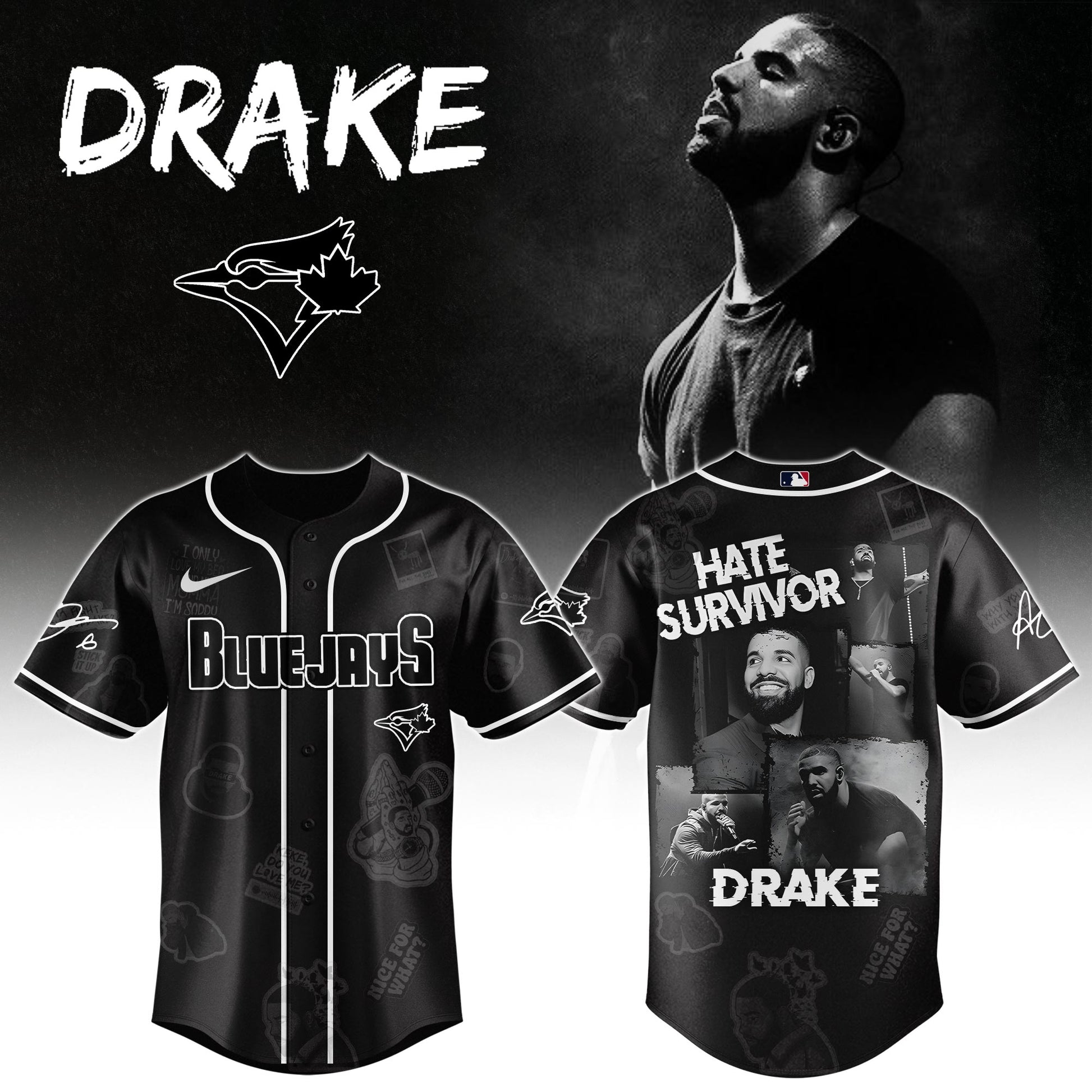 T B Jays x Drake Chromakopia The World Tour 2025 Jersey Editions Limited +Selling Out Fast