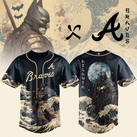 Atlanta Braves x Batman Night Limited Edition Jersey 2025