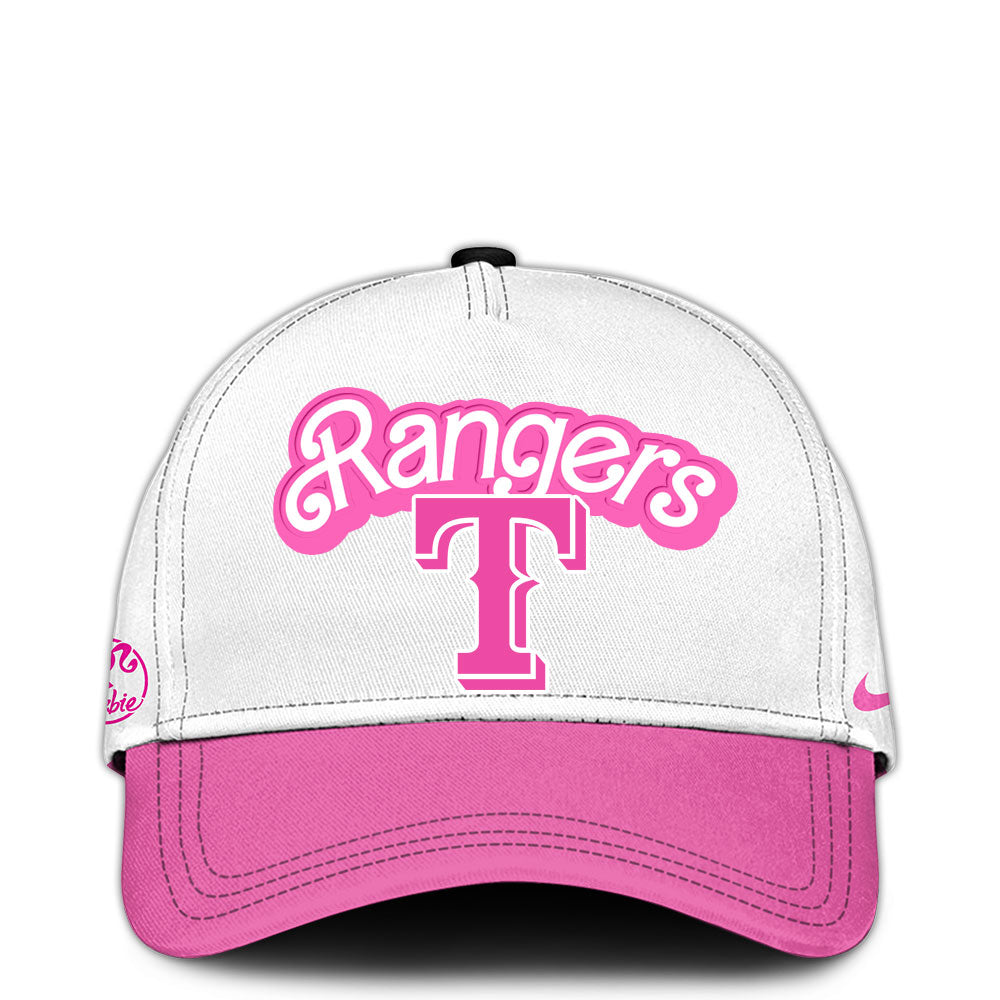 .    Texas Rangers MLB x Barbie Night Game Limited Edition Hoodie 2025