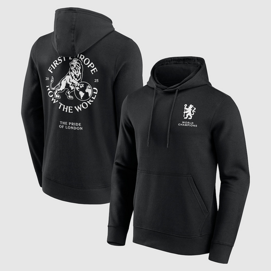 Chelsea First Europe, Now the World Graphic Hoodie