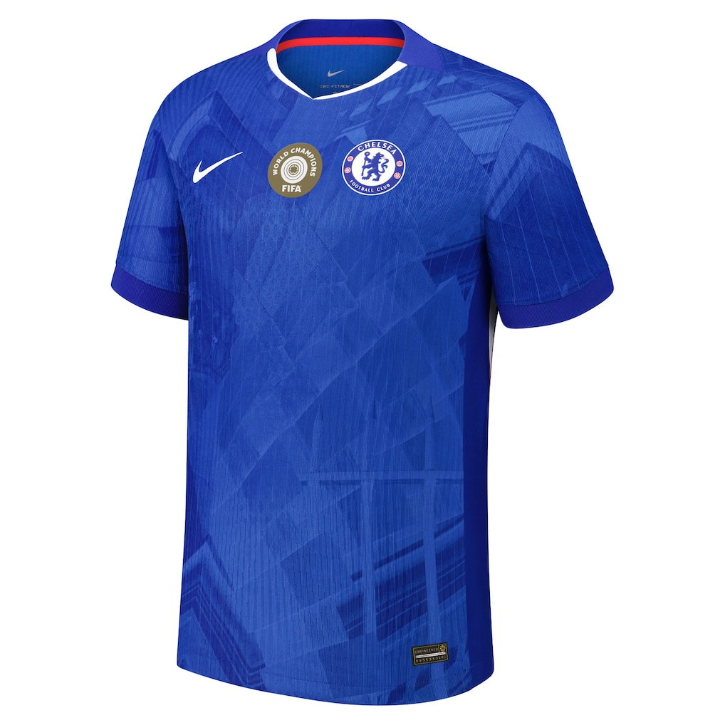 Chelsea Cup Home Match Shirt 2025-26 with World Champions 25