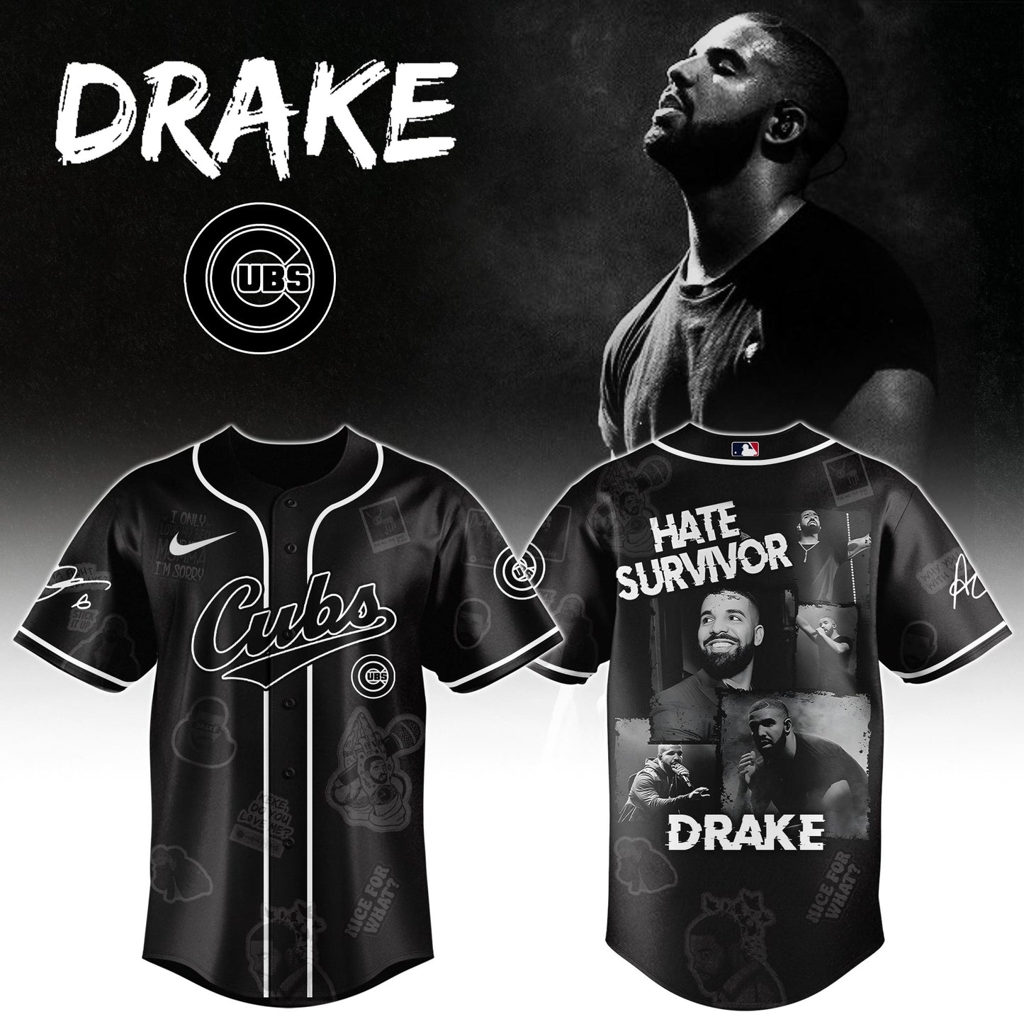 C Cubs x Drake Chromakopia The World Tour 2025 Jersey Editions Limited +Selling Out Fast