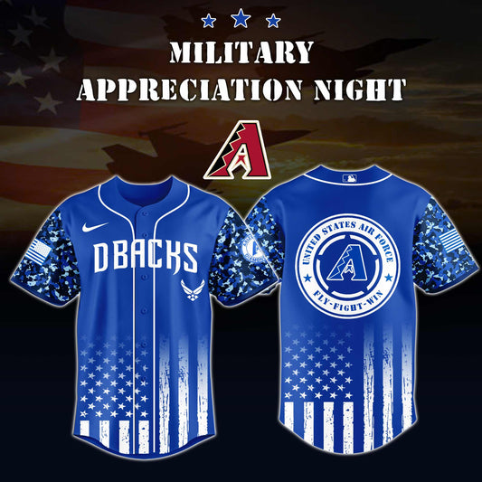 _Arizona Diamondbacks MLB x Air Force Military Appreciation Night Jersey Editions Limited 2025 V4