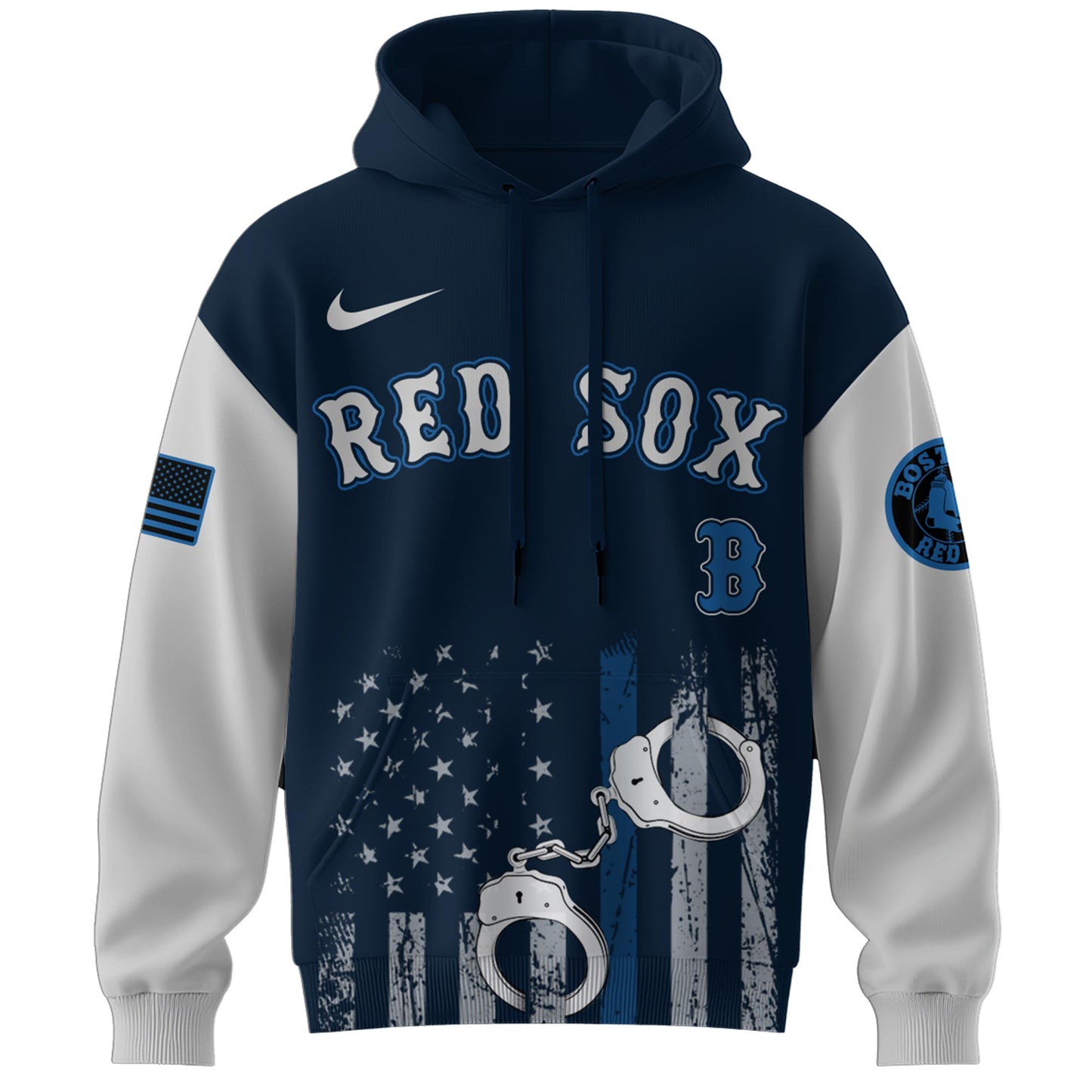. Boston Red Sox MLB x Law Enforcement Appreciation Day Hoodie Limited
