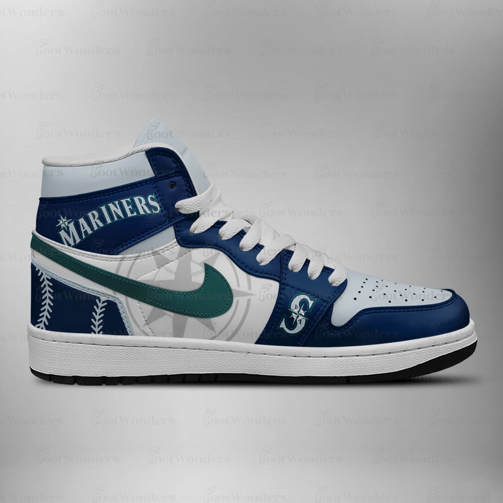 Seattle Mariners High Top Air JD1 Sneaker