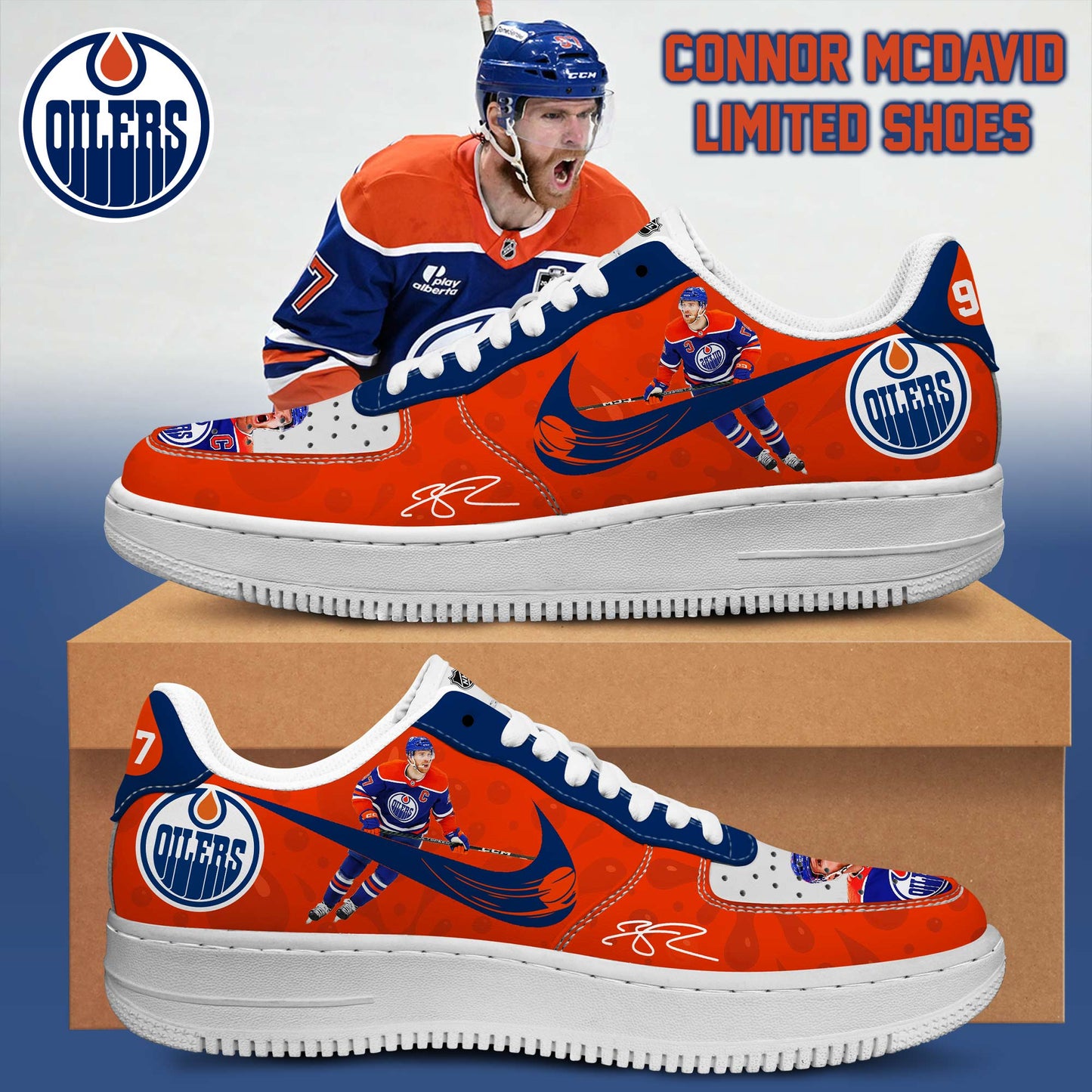 Oilers MVP Kicks – Connor McDavid Signature Shoes