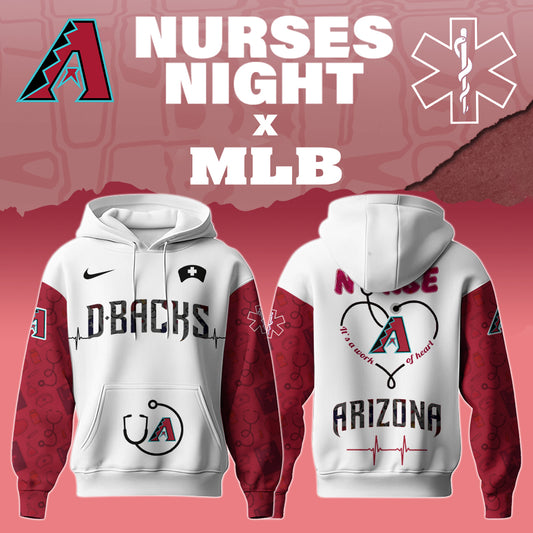 Arizona Diamondbacks Nurses Game Night Special Edition Hoodie