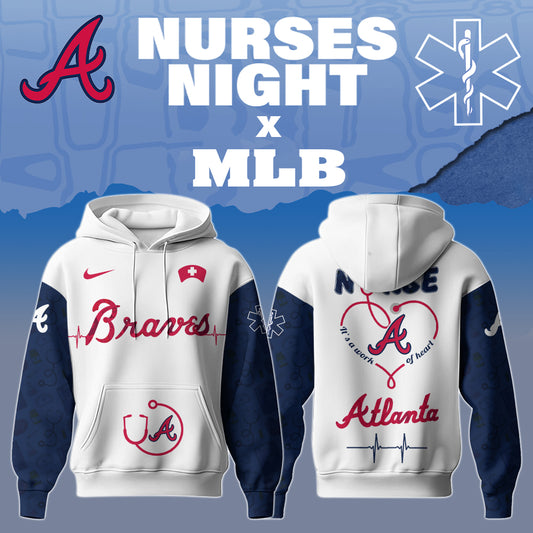 Atlanta Braves Nurses Game Night Special Edition Hoodie