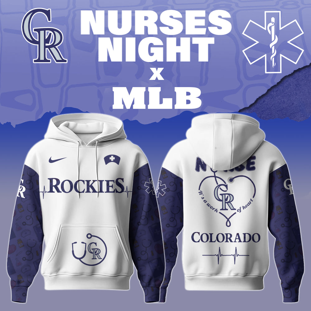 Colorado Rockies Nurses Game Night Special Edition Hoodie