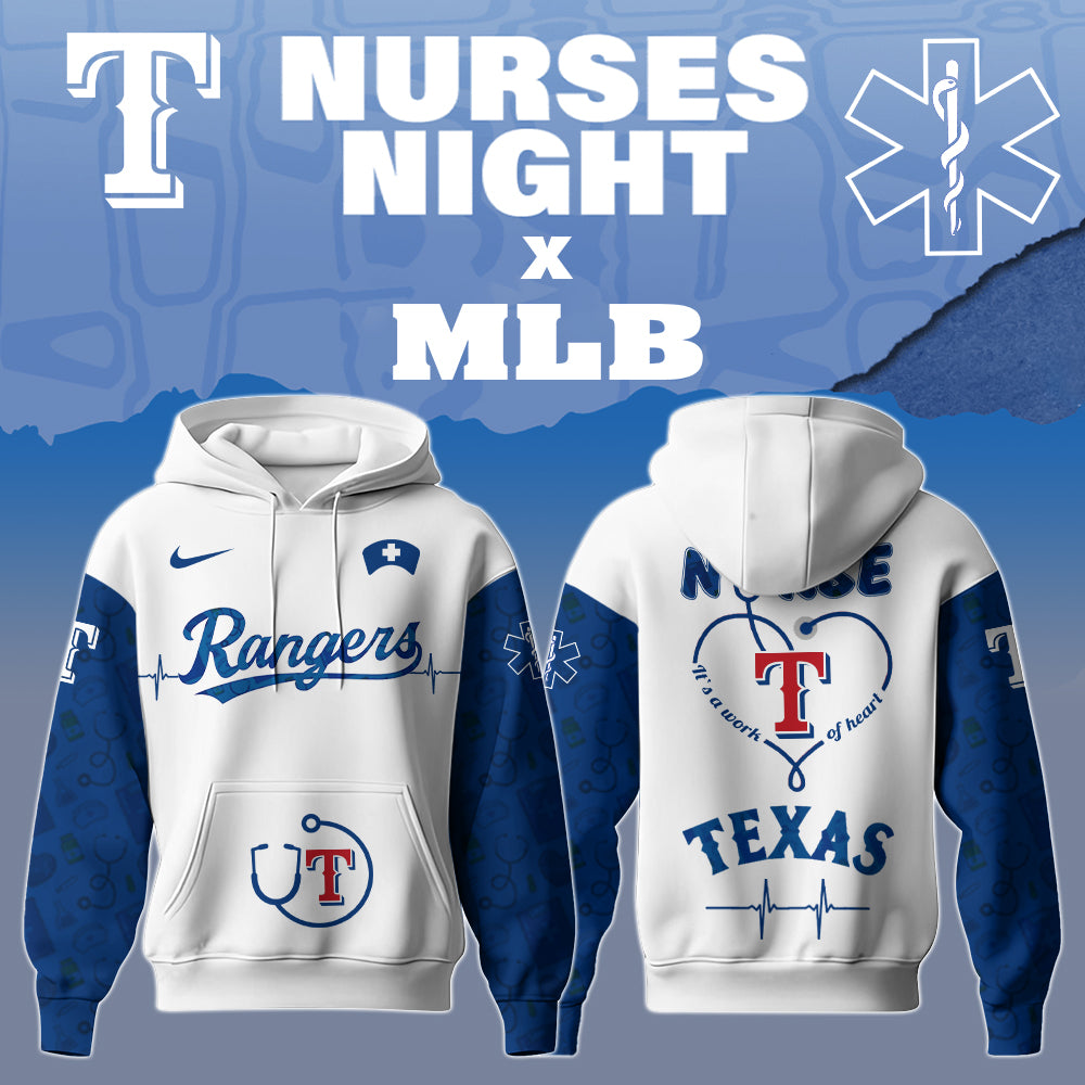 Texas Rangers Nurses Game Night Special Edition Hoodie