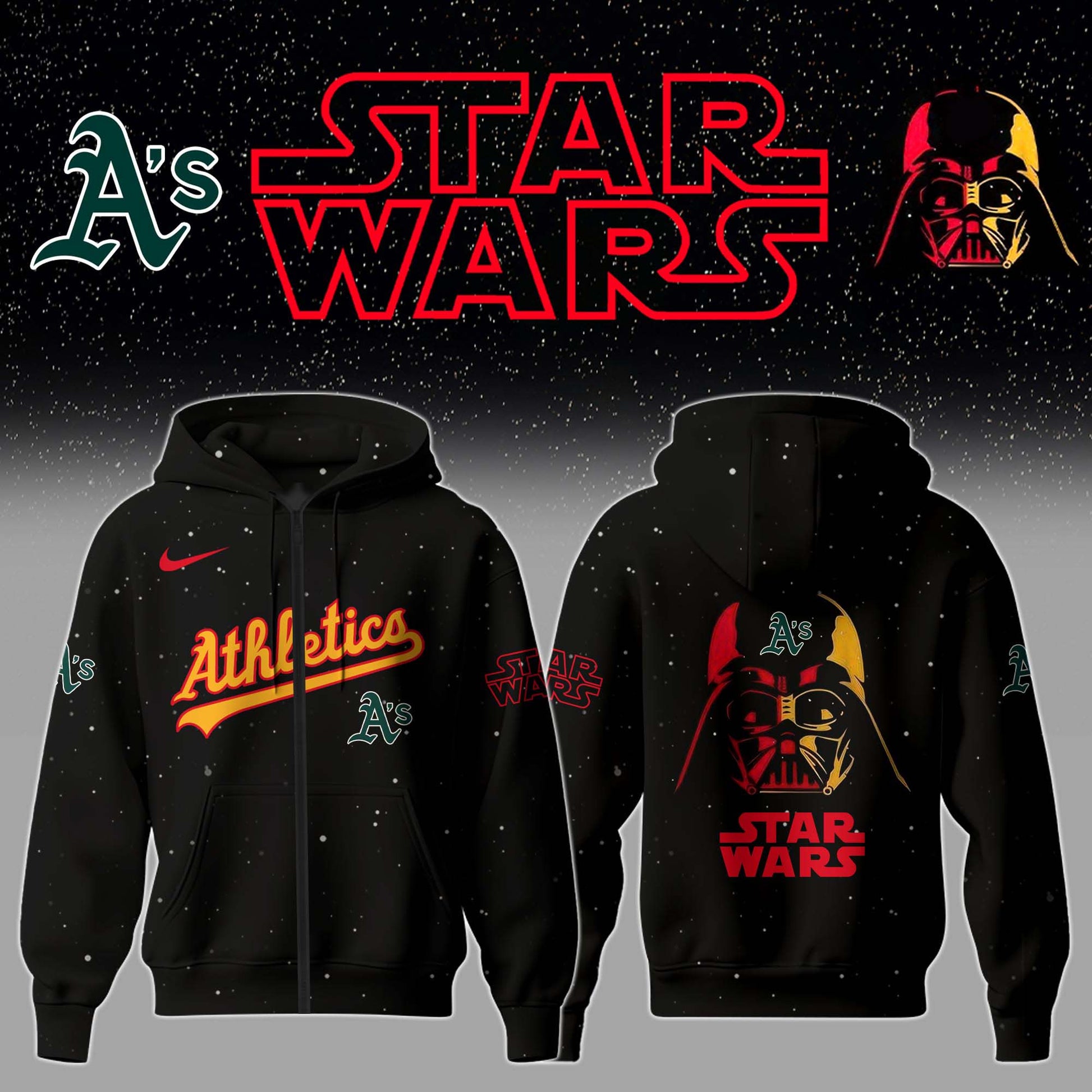 Athletics x Stars Wars Night Hoodie Editions Limited