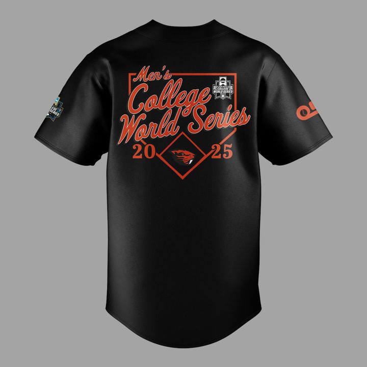 Special New OSU Baseball Men's College World Series Black Jersey