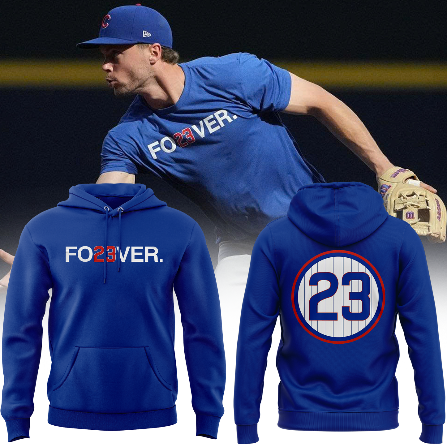 Chicago Cubs - Ryne Sandberg FO23VER hoodie .