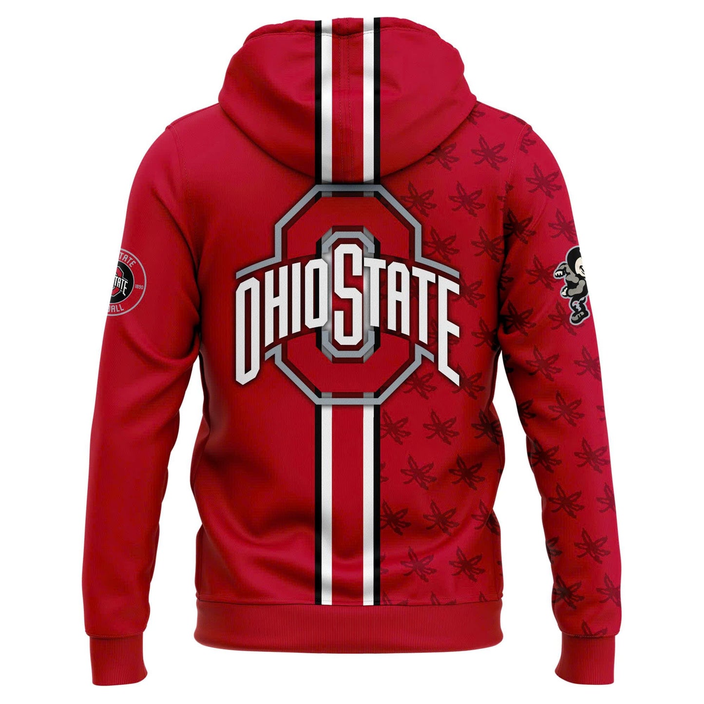 Premium Ohio State Buckeyes Red Hoodie 2025 Season