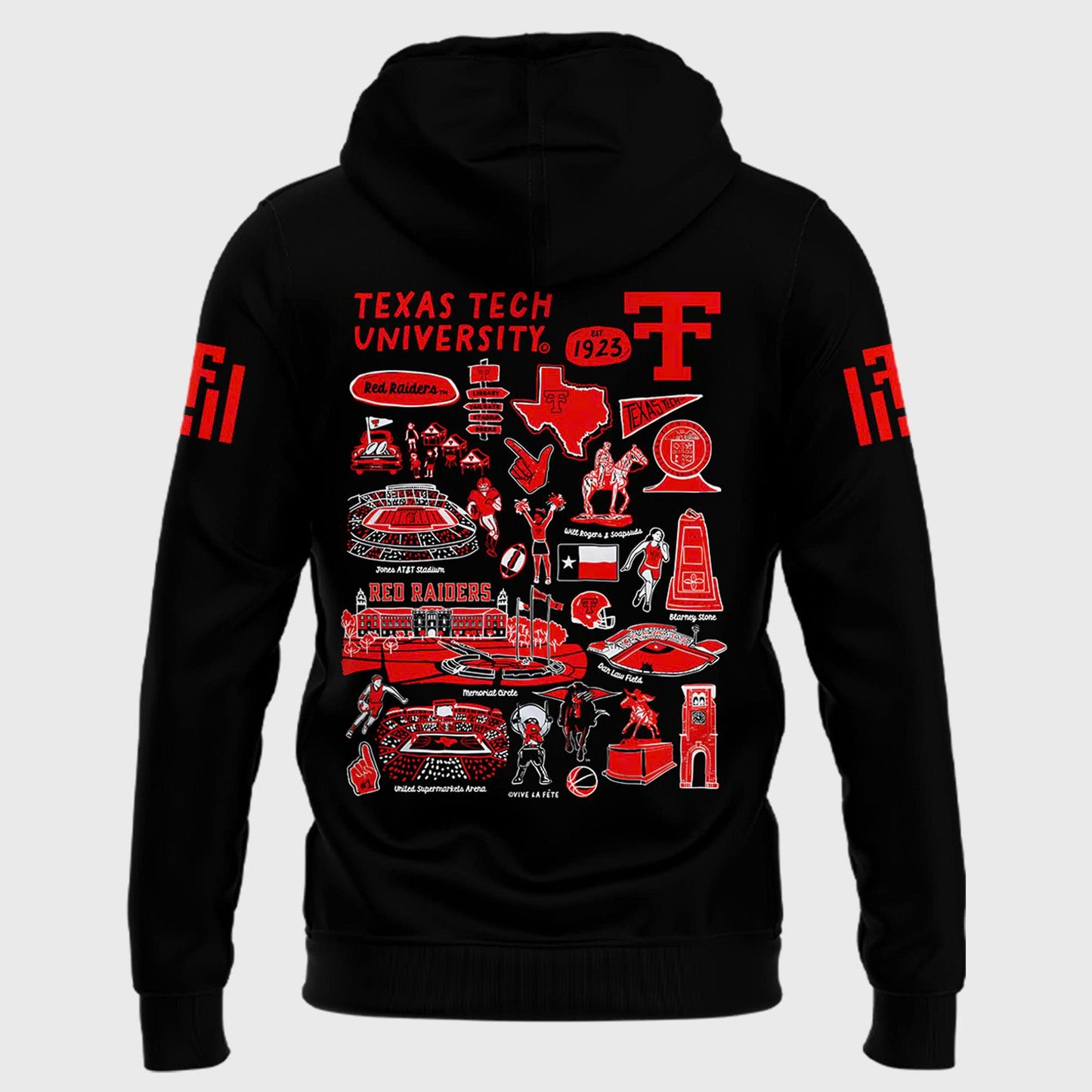 Special New Vive La Fete 100th Anniversary Ŧhrowbacks Impressions Artwork Hoodie