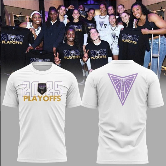 2025 Golden State Valkyries Playoff T-shirt, limited edition for fans.