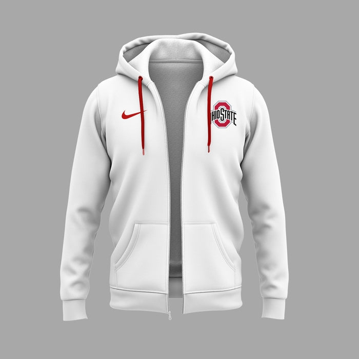 .Ohio State Football Zip Hoodie 2025