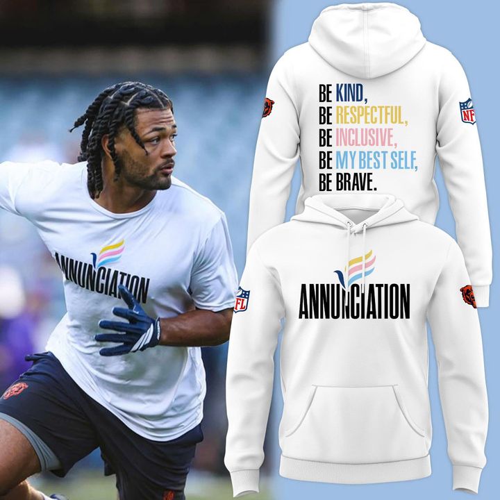 Chicago Bears 2025 Annunciation Hoodie