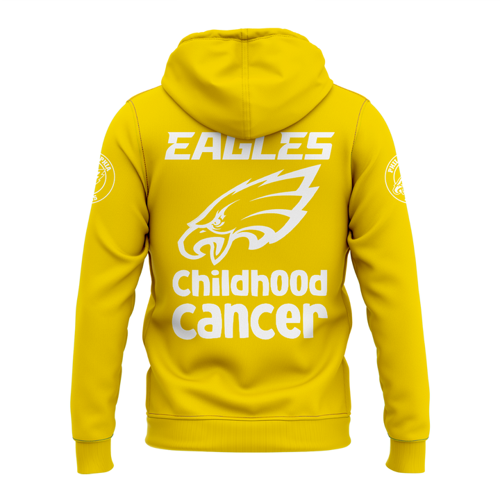 Philadelphia Eagles Childhood Cancer Awareness Day 2025 Hoodie v2