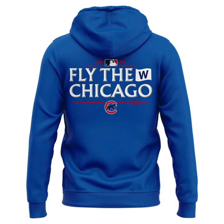 Special October Baseball Post Season 2025 Chicago Cubs Hoodie