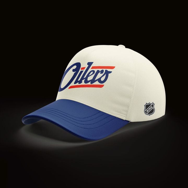 Edmonton Oilers Blank Premium Cream Alternate T-Shirt