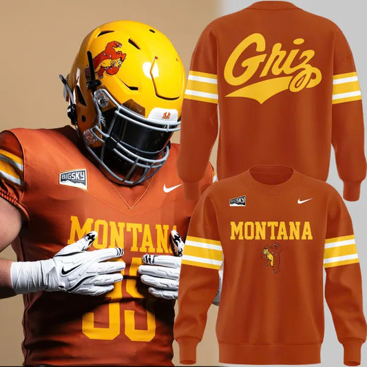 1995 Montana Grizzlies Throwbacks Uniform Sweat