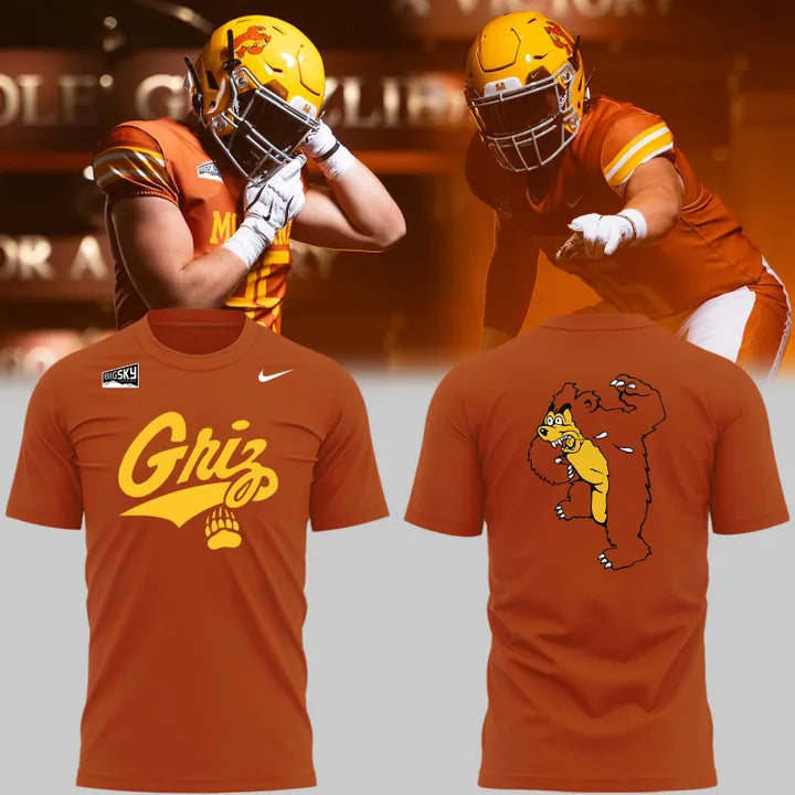 Exclusive 1995 Griz Wordmark Throwbacks Uniform Basic T-Shirt
