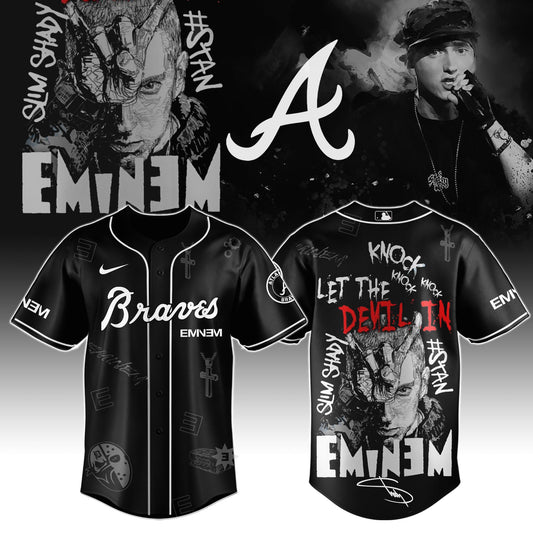 A Braves x Eminem STANS' TO LAUNCH IN THEATRES WORLDWIDE 2025 Jersey Editions Limited +Selling Out Fast