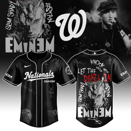 W Nationals x Eminem STANS' TO LAUNCH IN THEATRES WORLDWIDE 2025 Jersey Editions Limited +Selling Out Fast