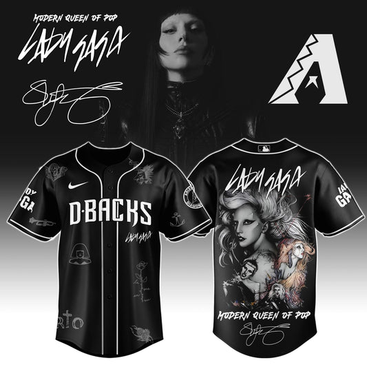 A Diamondbacks x Lady Gaga "The MAYHEM Ball" Tour 2025 Jersey Editions Limited +Selling Out Fast