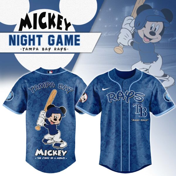 Tampa Bay Rays x Mickey Mouse Baseball Jersey