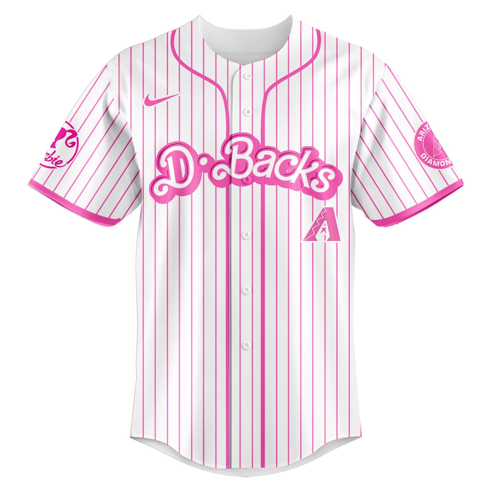 .    Arizona  Diamondbacks MLB x Barbie Night Game Limited Edition Jersey 2025 v2