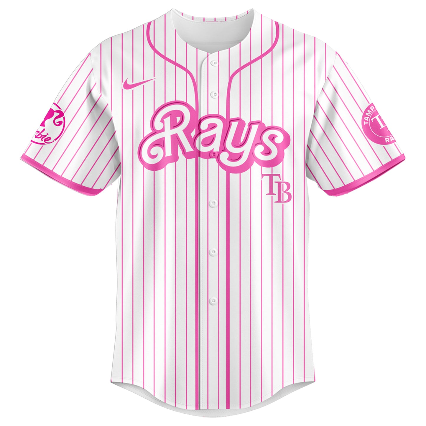 . Tampa Bay Rays MLB x Barbie Night Game Limited Edition Jersey 2025 v1