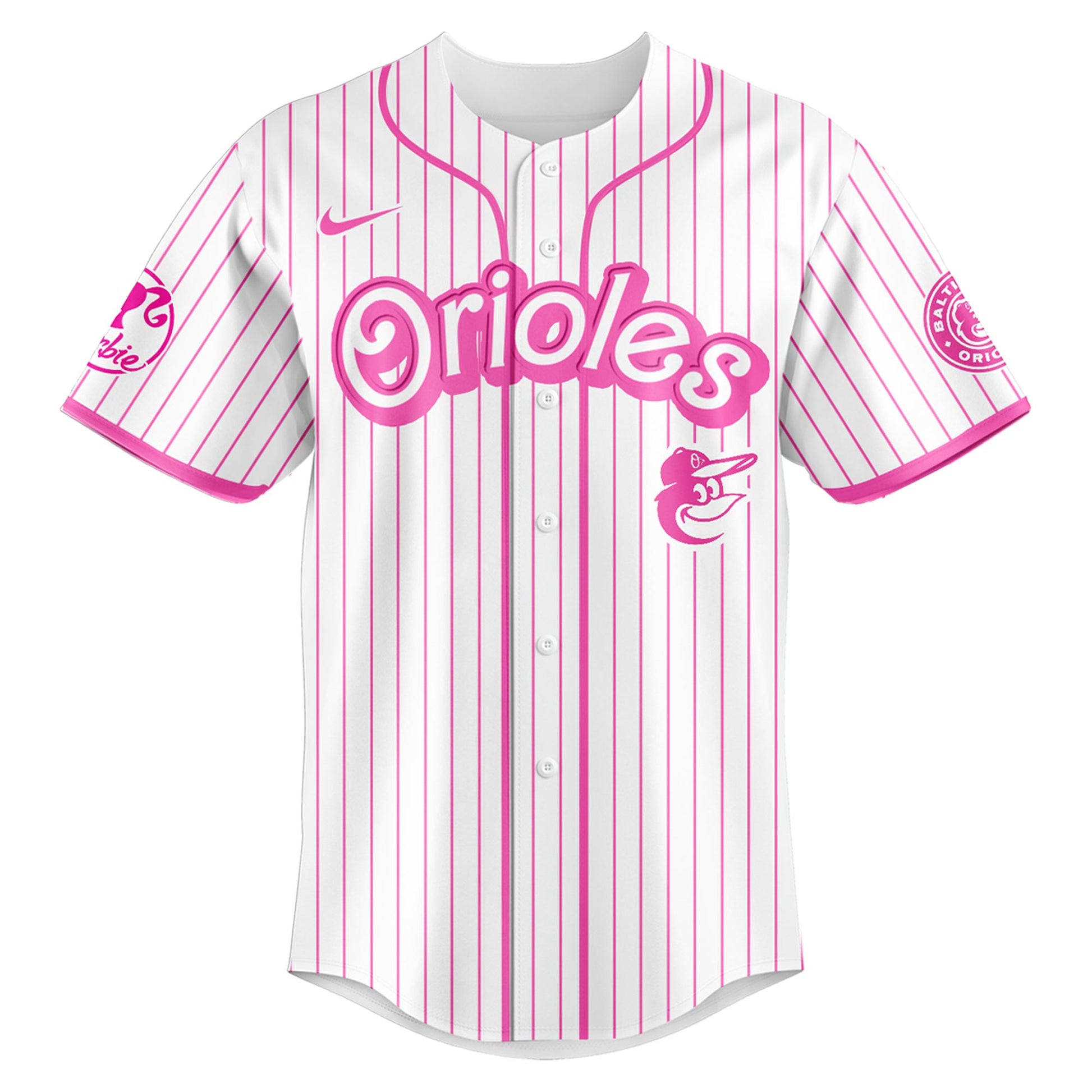 .    Baltimore   Orioles MLB x Barbie Night Game Limited Edition Jersey 2025 v1