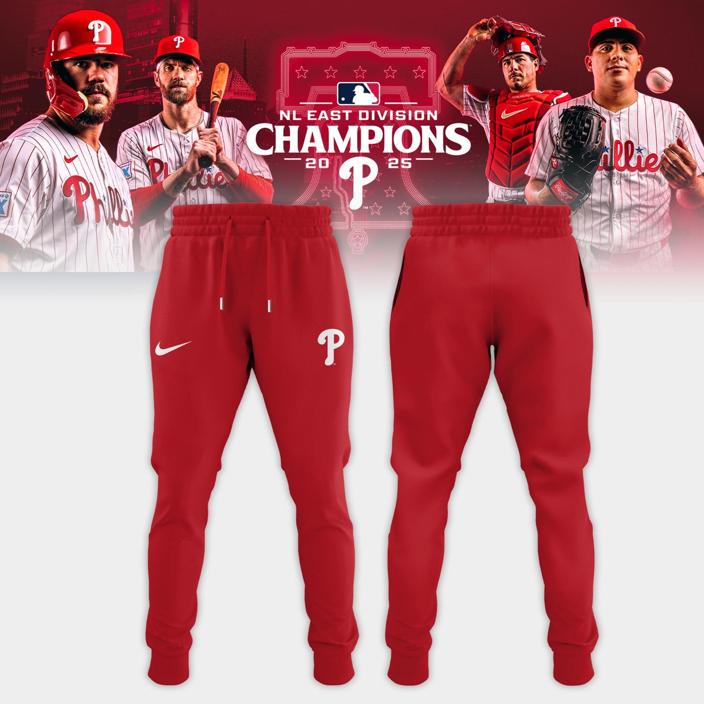 _ Philadelphia Phillies 2025 NL East Division Champions Limited Hoodie