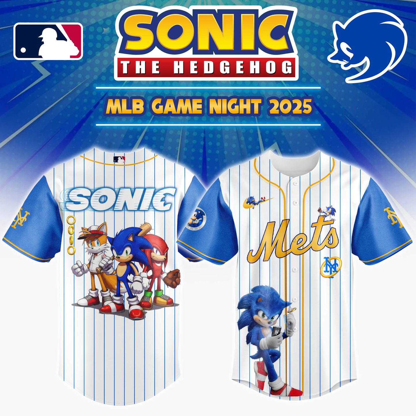 New York Mets x Socnic Game Night Jersey 2025 Editons Limited