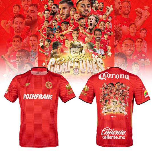 Toluca Campeón de Campeones 2025 Soccer Jersey