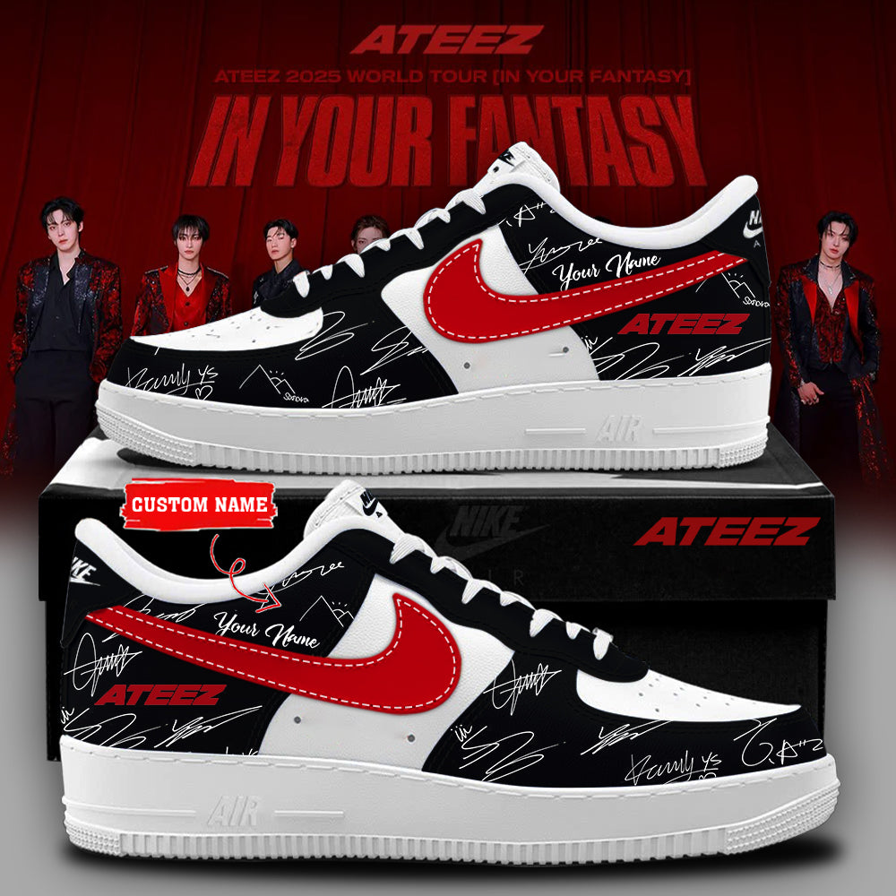 Chicago Cubs x ATEEZ 2025 World Tour AF1 Shoes