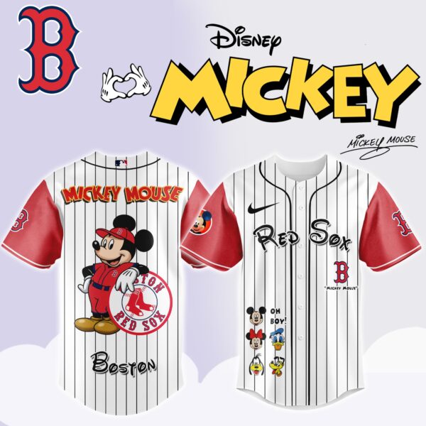 Boston Red Sox x Mickey Mouse Game Night Special Edition Jersey