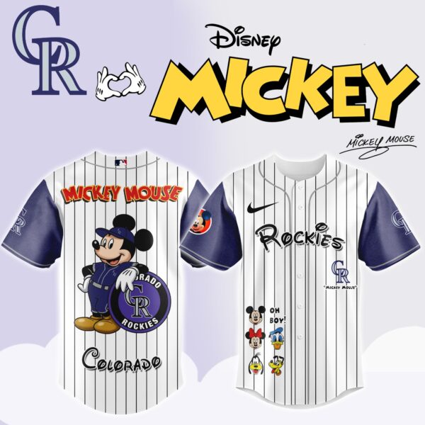 Colorado Rockies x Mickey Mouse Game Night Special Edition Jersey