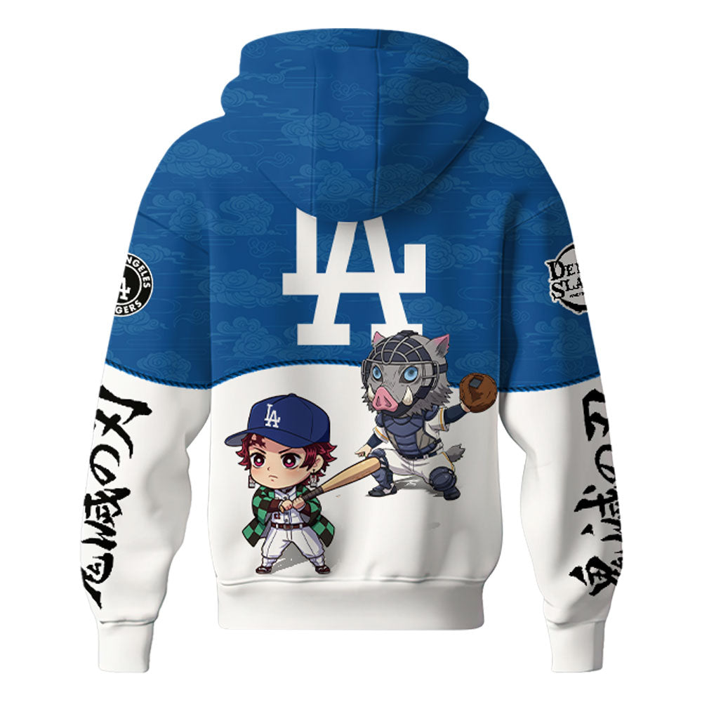 .Los Angeles Dodgers x Demon Slayer Special Edition Hoodie 2025