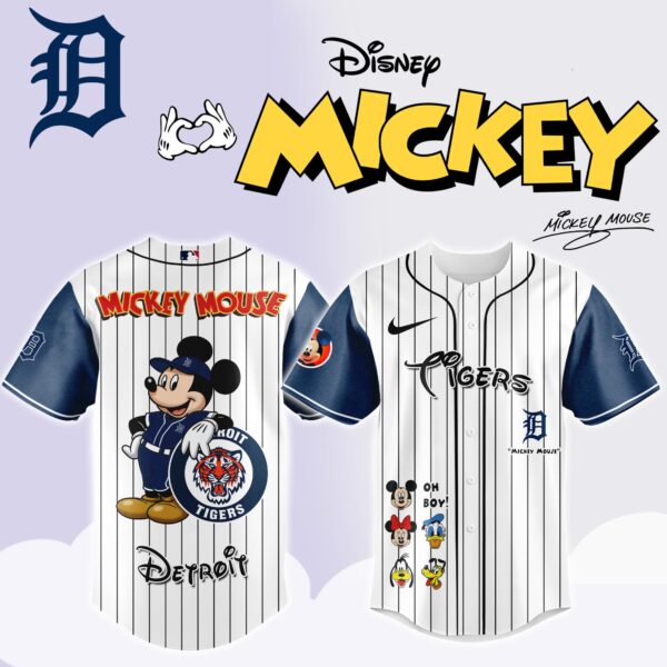 Detroit Tigers x Mickey Mouse Game Night Special Edition Jersey