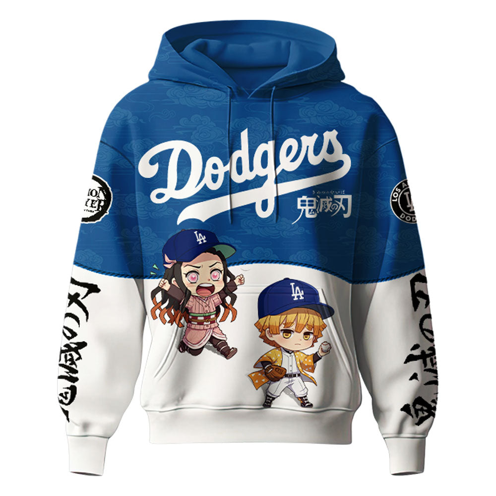 .Los Angeles Dodgers x Demon Slayer Special Edition Hoodie 2025
